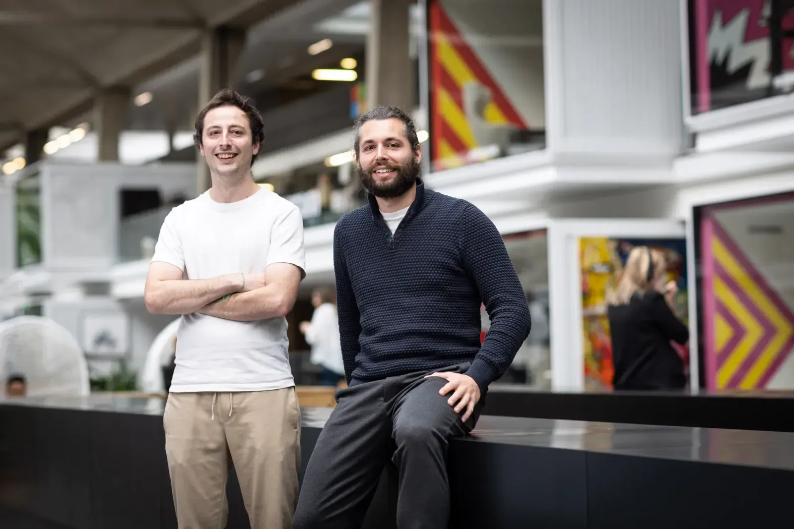 William Fauchoux et Vincent Alfaro, co-fondateurs de BlockchainyourIP